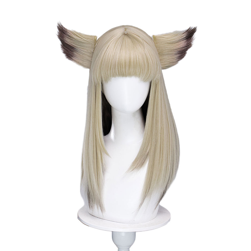 Knight Rider Wig DokiDoki Game Arknights: Endfield Cosplay Perlica Wig Long Straight Si ...