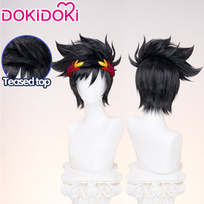 DokiDoki Game Cosplay Underworld Prince Wig Short Black Hair