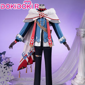【Partially Ready For Ship】【Size XS-3XL】DokiDoki-R Game Genshin Impact Cosplay Alyosha Costume Male Snezhnaya Sudden Snow