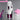 DokiDoki Game Honkai: Star Rail Cosplay Nihilux Wig Long Straight White Black Purple Hair Braids Planarcadia
