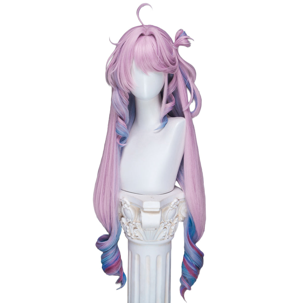 DokiDoki Game Wuthering Waves Cosplay Denia Wig Long Curly Pink