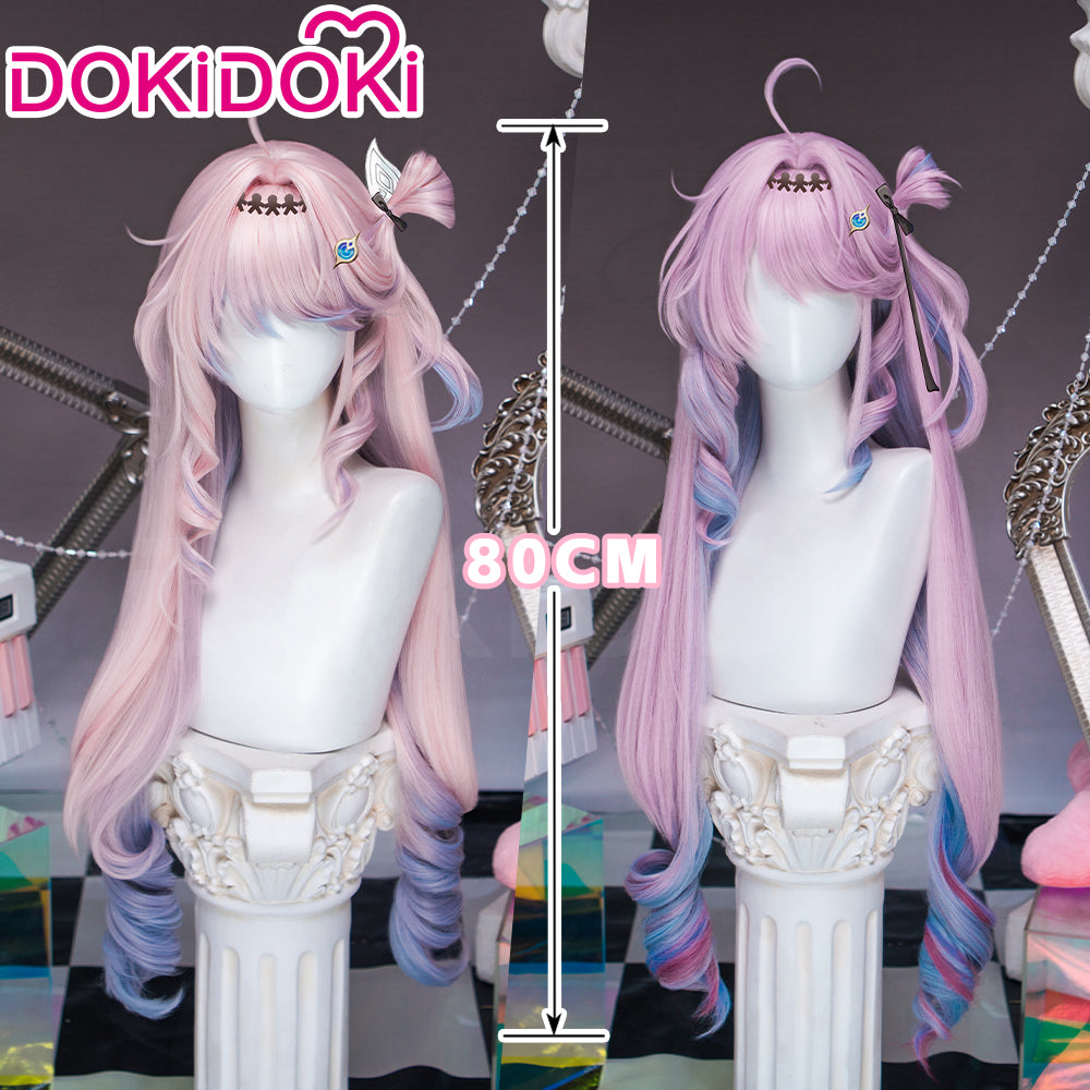 『メルヘンタウン』メルヘンタウン短刀Cosplay ロールプレイング DokiDoki Game Wuthering Waves Cosplay Denia Wig Long Curly Pink