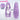 Greedy Princess Cosplay Wig Long Curly Purple Pink Highlight Hair DokiDoki