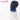 【Ready For Ship】DokiDoki Anime Copslay Wig Hair White & Blue Short