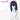 【Ready For Ship】DokiDoki Anime Copslay Wig Hair White & Blue Short