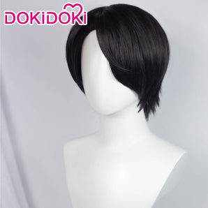 【Ready For Ship】Dokidoki Anime Cosplay Yuta Okkots Wig Short Black Halloween