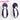 DokiDoki Anime Cosplay Wig Long Dark Purple