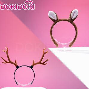 【In Stock】DokiDoki Anime Cosmic Princess Kaguya! Cosplay Roka Ayatsumugi / Mami Isayama Prop Accessory Antler / Horse Headband