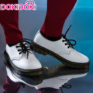 Low-top White Black Boots Cosplay Shoes DokiDoki【In Stock】