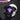 Magical Girl CosplayDark Purple Devil Wing Soul Gem Prop DokiDoki