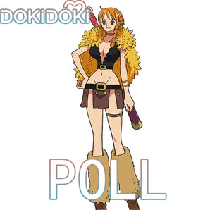 【POLL】$5 Deposit =10% OFF Coupon DokiDoki Anime Cosplay Orange Cape Costume Warland Kingdom Elbaf