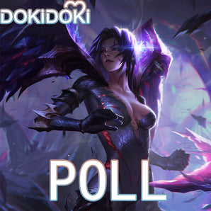 【POLL】$5 Deposit =$10 Coupon DokiDoki Game Cosplay Purple Battle Dress Costume