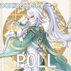 【POLL】$5 Deposit =$10 Coupon DokiDoki-SR Game Genshin Impact Luna IV Zi Bai Costume White Horse Adeptus Zibai