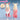 Pop Girl Cosplay Wig Long Curly Blonde Pink Gradient Hair DokiDoki Detachable Ears