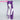 Pop Girl Cosplay Wig Long Straight Purple Hair Pre Braided DokiDoki