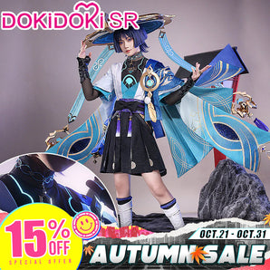 【Partial Size Ready For Ship】【Size S-3XL】【Bust Lighting】DokiDoki-SR Game Genshin Impact Cosplay Wanderer Costume Scaramouche