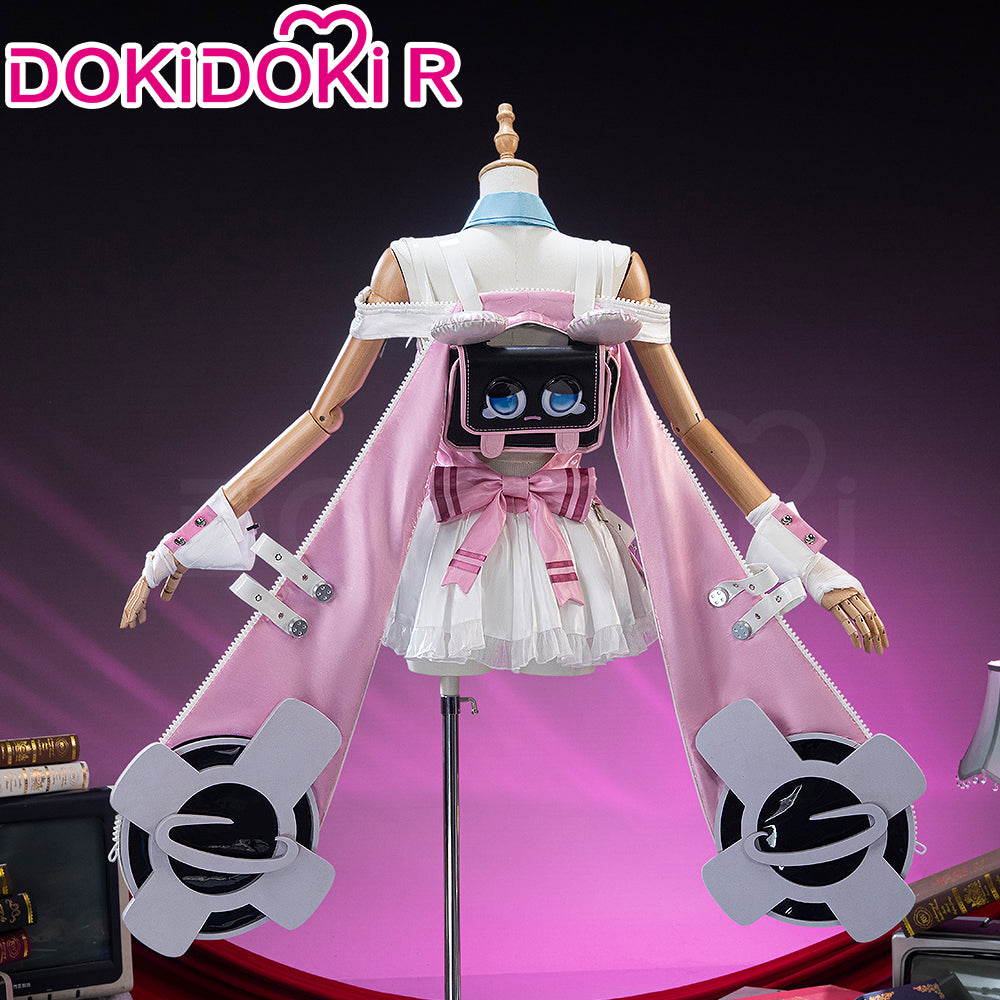 莉衣様 Size XS-3XL】DokiDoki-R Music Video Cosplay Costume Black Dress R1