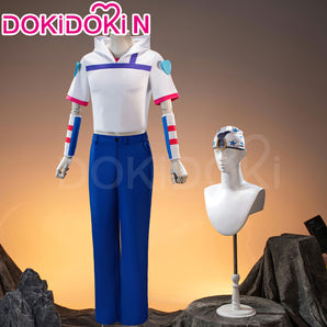 【In Stock】Star Horseshoe Jockey Cosplay N Costume Season 7 White Blue Suit Size XS-3XL DokiDoki SBR