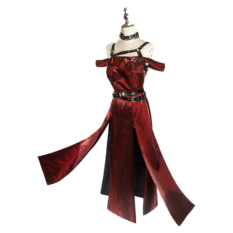 【Partially Ready For Ship】【Size S-2XL】DokiDoki-R Game Love and Deepspace Cosplay Main Character MC Costume Enchanting Veil Red Dress Sylus, Costume 【Partially Ready For Ship】【Size S-2XL】DokiDoki-R Game Love and Deepspace Cosplay Main Character MC Costume Enchanting Veil Red Dress Sylus, Costume