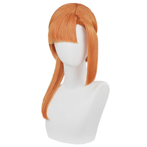 DokiDoki Game Your Turn To Die Death Game By Majority Cosplay Chidouin Sara Wig Long Straight Orange Hair
