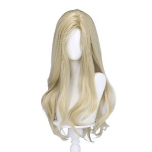 DokiDoki Game PRAGMATA Cosplay Diana Wig Long Curly Blonde Hair