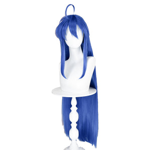 DokiDoki Manga Lucky☆Star Cosplay Izumi Konata Wig Long Straight Blue Hair