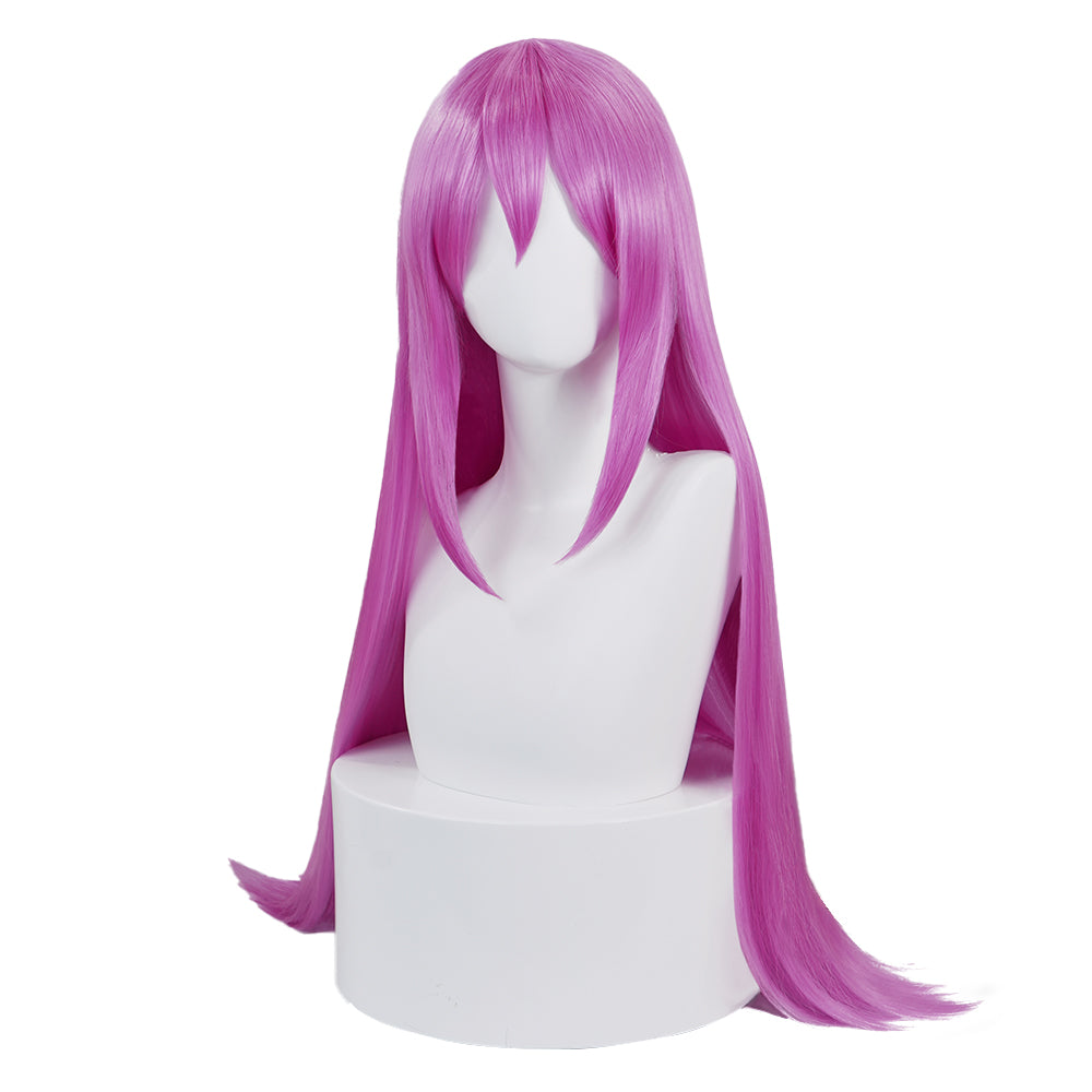 DokiDoki Game OMORI Cosplay Aubrey Wig Long Straight Pink Hair