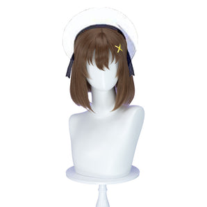 DokiDoki Anime Magical Girl Lyrical Nanoha Cosplay Wig Hayate Yagami Brown Straight Women Hair