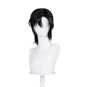 DokiDoki Anime Cosplay Wig Short Straight Black Hair