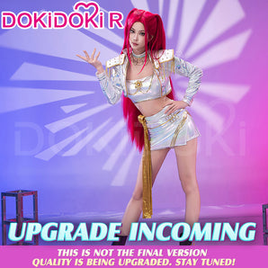【Size XS-3XL】DokiDoki-R Movie Anime KPop Demon Hunters Cosplay Mira Costume What It Sounds Like White Suit HUNTR/X