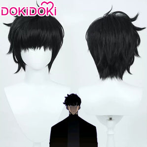 【In Stock】DokiDoki Novel Manga Cosplay Wig Black Short
