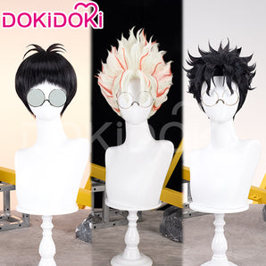 【Partially Ready For Ship】DokiDoki Anime DDD Cosplay Wig / Glasses / Mask Short Straight Men Hair