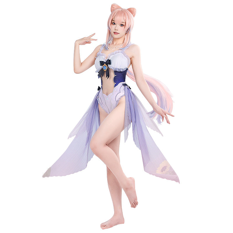 Ready For Ship Size S 3XL DokiDoki R Game Genshin Impact Sangonomiya Kokomi Cosplay Costume Swimsuit Cute