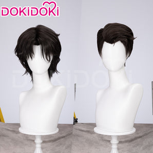 DokiDoki Game Cosplay Cosplay Wig Short Brown Cool Male