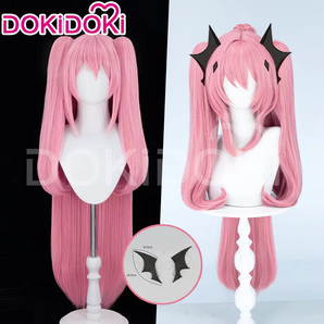 【Anime Ver Ready For Ship】DokiDoki Anime Seraph Of The End Cosplay Krul Tepes Cosplay Wig / Headwear Long Pink Wig