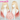 【Partially Ready For Ship】DokiDoki Anime Cosplay Women Wig / Ear Clip / Tattoo Sticker Long Golden Pink Gradient Silver Purple Hair Bunny Girl
