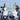 【Ready For Ship】DokiDoki Anime Manga GACHIAKUTA Cosplay Dear Santa Wig Black Silver Spiky Hair / Pacifier Prop