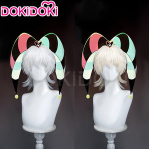 【Ready For Ship】DokiDoki Anime Cosplay Short Curly Silver Blonde Layered Hair