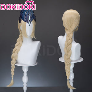 【Ready For Ship】DokiDoki Game Dark Souls Cosplay Ciaran Wig Long Braid Blonde Hair Lord's Blade Ciaran