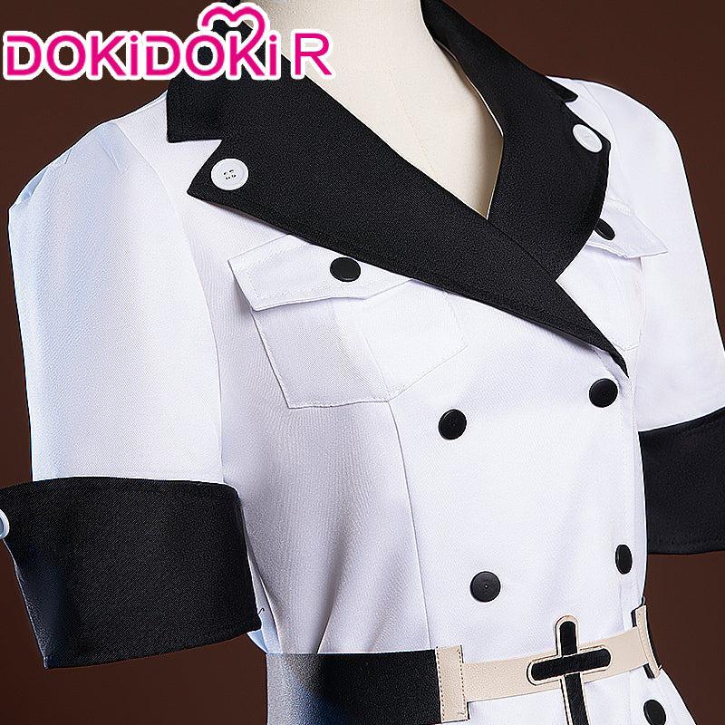 Akame ga Kill Esdeath White Black Cosplay Costume