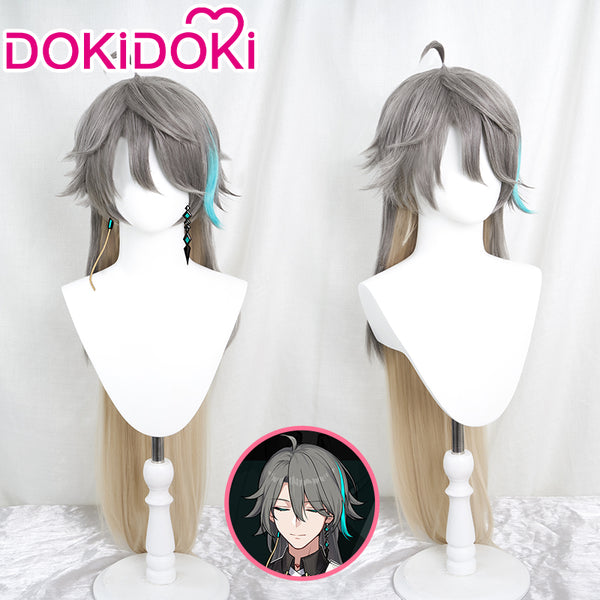 【Ready For Ship】DokiDoki Game Honkai Impact 3 Cosplay Su Cosplay Wig Long  Grey