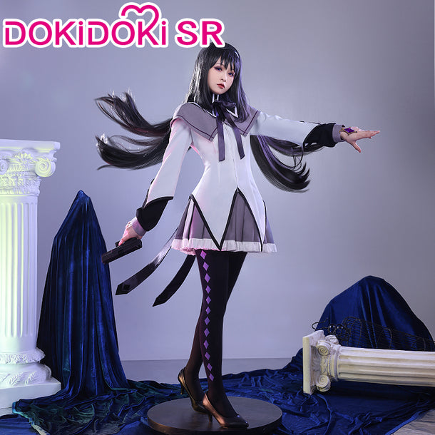 【Ready For Ship】DokiDoki-SR Anime Cosplay Costume Grey Battle Dress ...