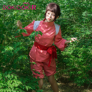 【L Ready For Ship】DokiDoki-R Movie  Cosplay Costume Women Pink Cute Halloween Costume