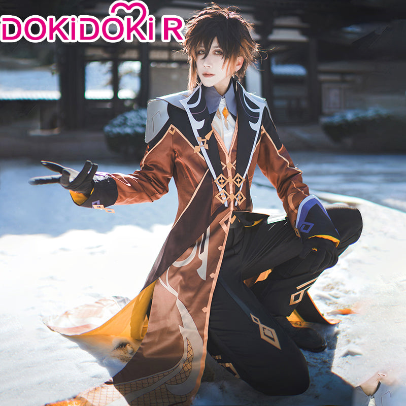 XS-2XL】DokiDoki-R Game Genshin Impact Cosplay Zhongli Costume Zhong ...