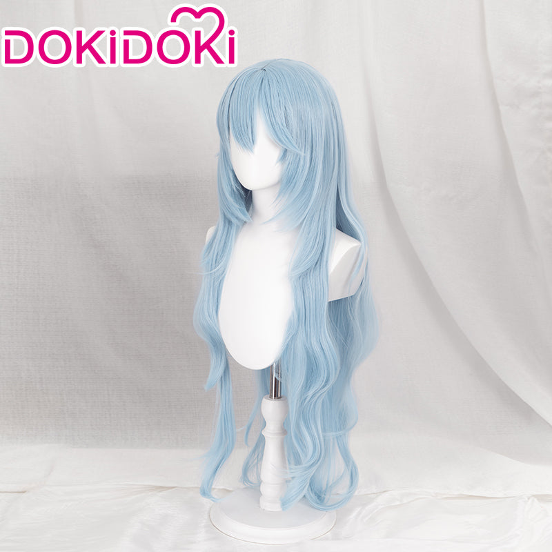 Ready For Ship DokiDoki Anime Cosplay Wig Long Blue wig