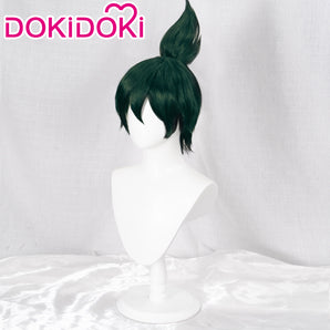 【Ready For Ship】DokiDoki Game Cosplay Cosplay Short Green Wig / Mask