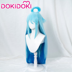 【Ready For Ship】DokiDoki Anime Cosplay Wig / Headwear Long Straight Blue Hair