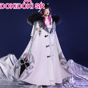 【30%OFF】【Ready For Ship】【Last Batch】DokiDoki-SR Game Genshin Impact Fatui Harbinger Cosplay Columbina Cosplay Costume