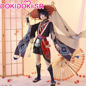 【Partially Ready For Ship】DokiDoki-SR Game Genshin Impact  Scaramouche Cosplay Costume Fatui Harbingers