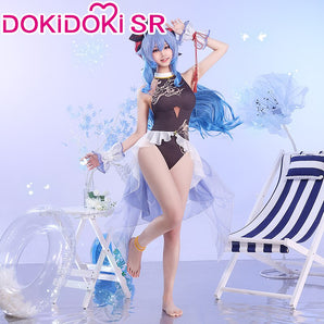 【Ready For Ship】【Last Batch】DokiDoki-SR Game Genshin Impact Ganyu Cosplay Costume Doujin Swimsuit
